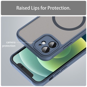 Husa pentru iPhone 12 - Techsuit HaloFrost II MagSafe - Navy Blue - Img 5
