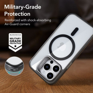Husa pentru iPhone 14 Pro - ESR Classic Kickstand HaloLock - Clear Black - Img 4