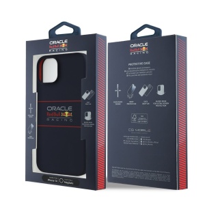 Husa pentru iPhone 14 - Red Bull Racing Silicone Horizontal Centered Logo MagSafe (RBHMP14S24SIHSRV) - Navy - Img 6