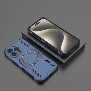 Husa pentru iPhone 15 Pro - Techsuit ArmorMag Case - Blue - Img 6