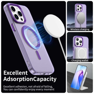 Husa pentru iPhone 15 Pro - Techsuit CandyCase MagSafe - Purple - Img 6