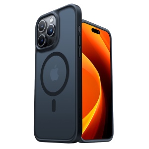 Husa pentru iPhone 15 Pro - Torras Guardian Magnetic Series - Black - Img 2