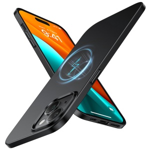 Husa pentru iPhone 15 - Torras OriginFit-Mag Series - Black - Img 1