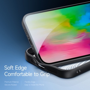 Husa pentru iPhone 16 - Dux Ducis Aimo MagSafe Series - Black - Img 5