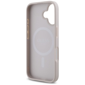 Husa pentru iPhone 16 - Guess 4G Small and Classic Logo MagSafe (GUHMP16SP4SM4MP) - Pink - Img 3