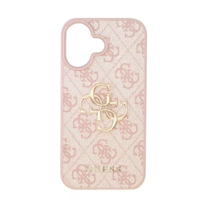 Husa pentru iPhone 16 Plus - Guess Hardcase 4G Big Logo (GUHCP16M4GMGPI) - Pink - Img 2