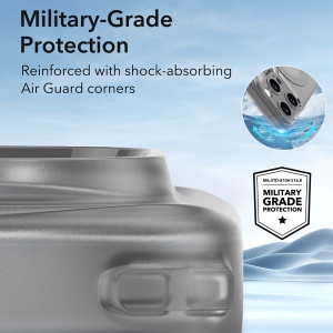 Husa pentru iPhone 16 Pro Max - ESR Zero HaloLock - Frosted Grey - Img 5
