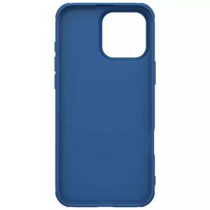 Husa pentru iPhone 16 Pro Max - Nillkin Super Frosted Shield Pro - Blue - Img 2