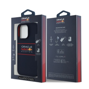 Husa pentru iPhone 16 Pro Max - Red Bull Racing Silicone Horizontal Centered Logo MagSafe (RBHMP16X24SIHSRV) - Navy - Img 6