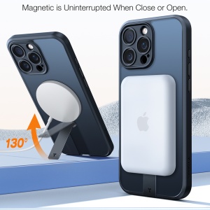 Husa pentru iPhone 16 Pro Max - Torras Pstand Spin MagSafe - Black - Img 2
