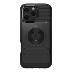 Husa pentru iPhone 16 Pro - Spigen Slim Armor MagSafe - Black - Img 4