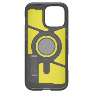 Husa pentru iPhone 16 Pro - Spigen Tough Armor MagSafe - Frost Black - Img 4