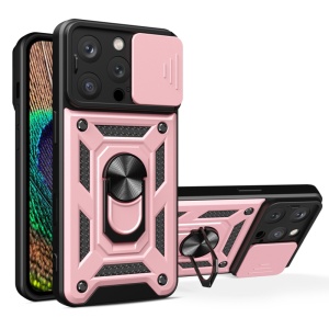Husa pentru iPhone 16 Pro - Techsuit CamShield Series - Rose Gold