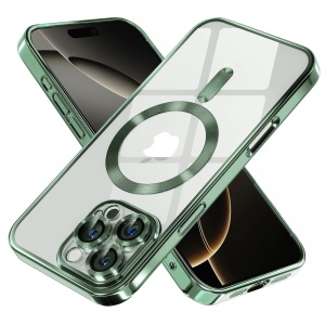 Husa pentru iPhone 16 Pro - Techsuit Luxury Crystal MagSafe - Deep Green