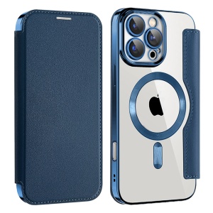 Husa pentru iPhone 16 Pro - Techsuit SmartMag Book Case - Blue - Img 2