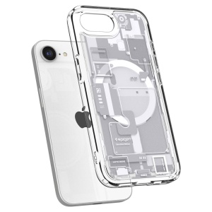 Husa pentru iPhone 16e - Spigen Ultra Hybrid Zero One MagSafe - White - Img 4