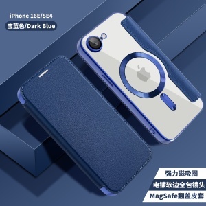 Husa pentru iPhone 16e - Techsuit SmartMag Book Case - Blue - Img 6