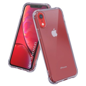 Husa pentru iPhone XR - Techsuit Shockproof Clear Silicone - Smoke Black - Img 1
