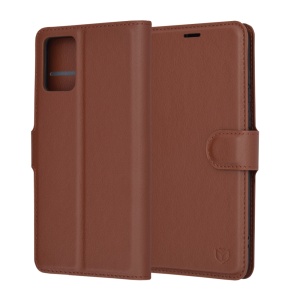 Husa pentru Motorola Edge 30 Neo - Techsuit Leather Folio - Brown - Img 1