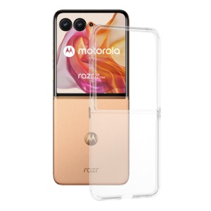 Husa pentru Motorola Razr 50 Ultra - Techsuit Clear Silicone - Transparent - Img 1