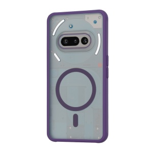 Husa pentru Nothing Phone (3a) - Techsuit HaloFrost MagSafe Series - Deep Purple - Img 3