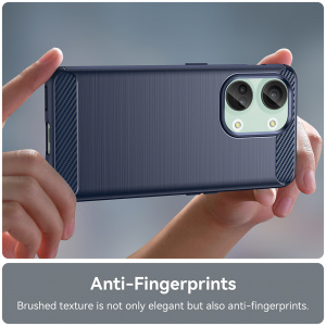 Husa pentru OnePlus NordÂ 3 - Techsuit Carbon Silicone - Blue - Img 7