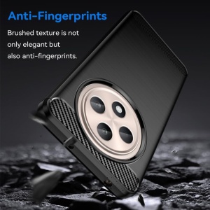 Husa pentru Oppo Reno12 F 4G / Reno12 F 5G / Reno12Â FS - Techsuit Carbon Silicone - Black - Img 5