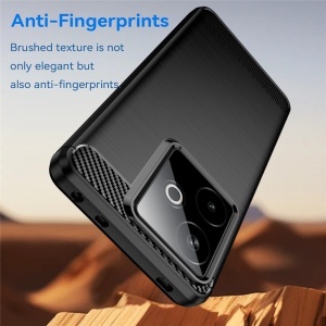 Husa pentru Realme GT 7 - Techsuit Carbon Silicone - Black - Img 5