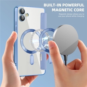 Husa pentru Samsung Galaxy A05 - Techsuit SmartMag Book Case - Light Blue - Img 6