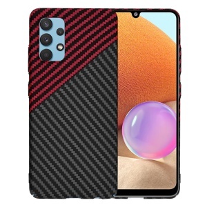 Husa pentru Samsung Galaxy A32 4G - Techsuit Carbonite FiberShell - Red Vortex - Img 1