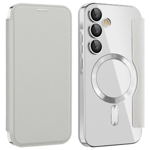Husa pentru Samsung Galaxy A35 5G - Techsuit SmartMag Book Case - Gray - Img 2