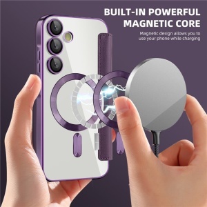 Husa pentru Samsung Galaxy A35 5G - Techsuit SmartMag Book Case - Purple - Img 6