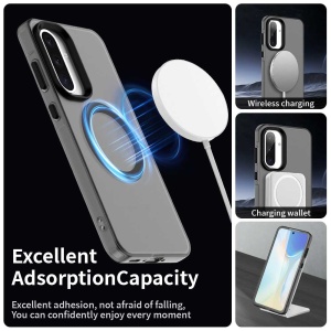 Husa pentru Samsung Galaxy A36 5G - Techsuit CandyCase MagSafe - Black - Img 2