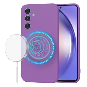 Husa pentru Samsung Galaxy A54 - Techsuit SoftFlex MagSafe - Purple - Img 1