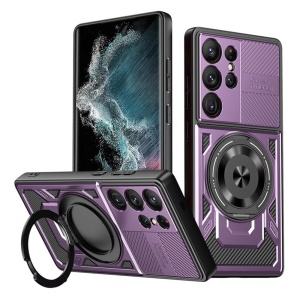 Husa pentru Samsung Galaxy S22 Ultra 5G - Techsuit RuggedCam - Purple