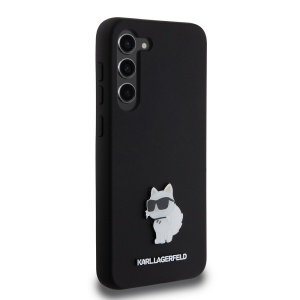Husa pentru Samsung Galaxy S23 Plus - Karl Lagerfeld Silicone (KLHCS23MSMHCNPK) - Choupette Metal Pin - Img 6