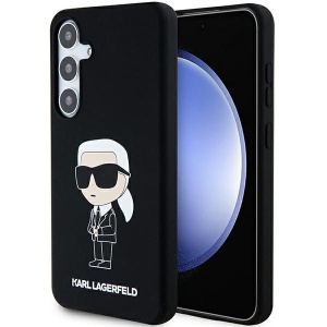 Husa pentru Samsung Galaxy S24 - Karl Lagerfeld Silicone (KLHCS24SSNIKBCK) - Ikonik - Img 1