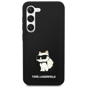 Husa pentru Samsung Galaxy S24 Plus - Karl Lagerfeld Silicone (KLHCS24MSNCHBCK) - Choupette - Img 3