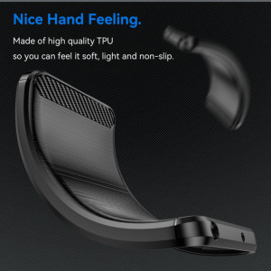 Husa pentru Samsung Galaxy S24 Plus - Techsuit Carbon Silicone - Black - Img 6