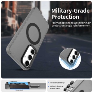 Husa pentru Samsung Galaxy S24 / S25 - Techsuit CandyCase MagSafe - Black - Img 2