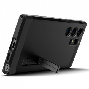 Husa pentru Samsung Galaxy S24 Ultra - Spigen Tough Armor MagSafe - Black - Img 6