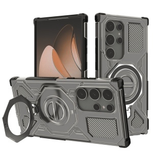 Husa pentru Samsung Galaxy S24 Ultra - Techsuit Carbon Shield PRO - Smoke Black