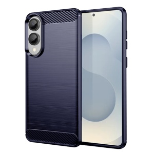 Husa pentru Samsung Galaxy S25 Edge - Techsuit Carbon Silicone - Blue