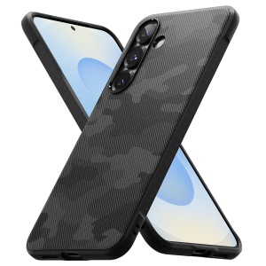Husa pentru Samsung Galaxy S25 - Ringke Onyx Design - Camo Black - Img 2