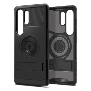 Husa pentru Samsung Galaxy S25 Ultra - Spigen Slim Armor MagSafe - Black - Img 5