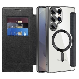 Husa pentru Samsung Galaxy S25 Ultra - Techsuit SmartMag Book Case - Black - Img 1