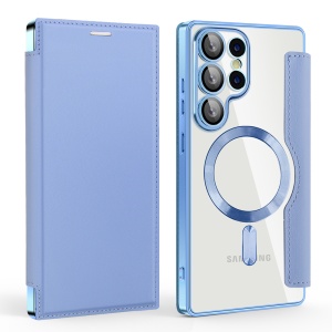 Husa pentru Samsung Galaxy S25 Ultra - Techsuit SmartMag Book Case - Light Blue - Img 2