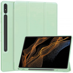 Husa pentru Samsung Galaxy Tab S8 Ultra - Techsuit Flex Trifold - Matcha Green - Img 3