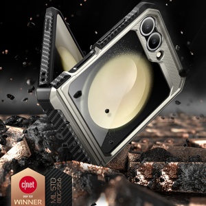 Husa pentru Samsung Galaxy Z Flip6 - Supcase Unicorn Beetle Pro - Titan Gray - Img 6