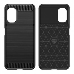 Husa pentru Xiaomi Poco M5 - Techsuit Carbon Silicone - Black - Img 4
